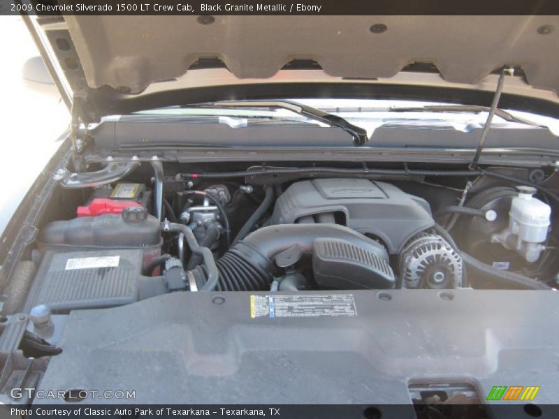 Black Granite Metallic / Ebony 2009 Chevrolet Silverado 1500 LT Crew Cab