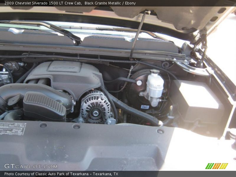 Black Granite Metallic / Ebony 2009 Chevrolet Silverado 1500 LT Crew Cab