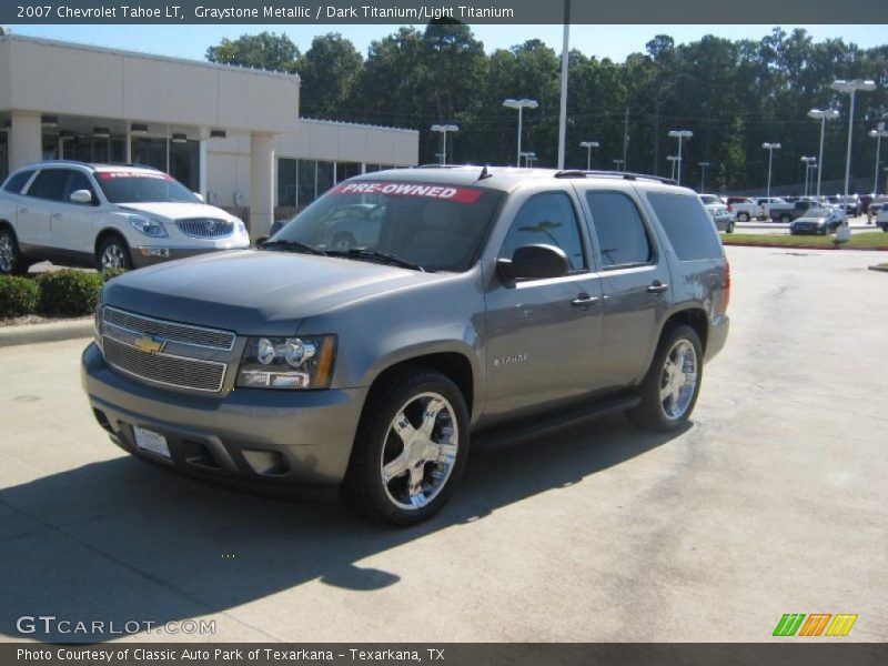 Graystone Metallic / Dark Titanium/Light Titanium 2007 Chevrolet Tahoe LT