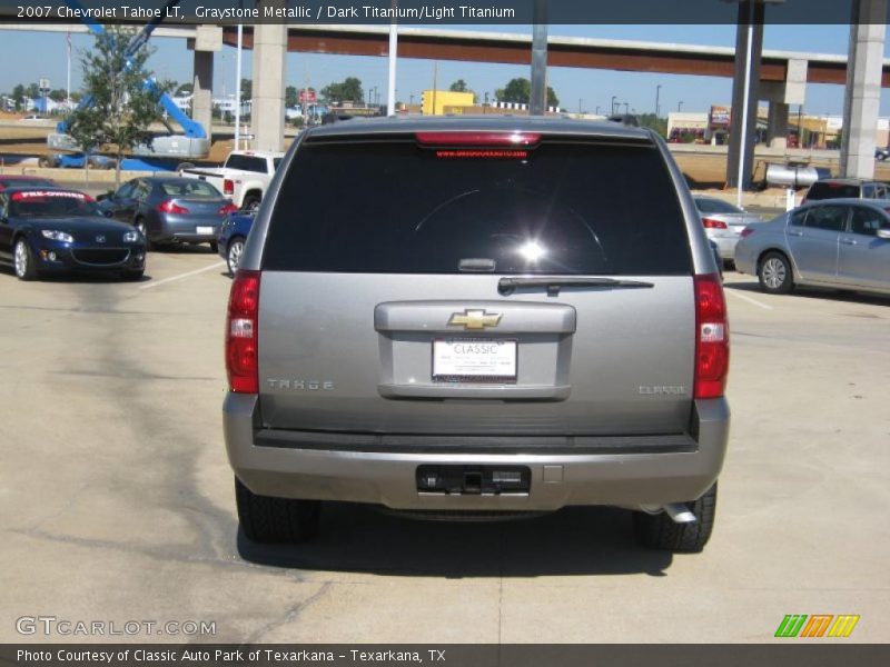 Graystone Metallic / Dark Titanium/Light Titanium 2007 Chevrolet Tahoe LT