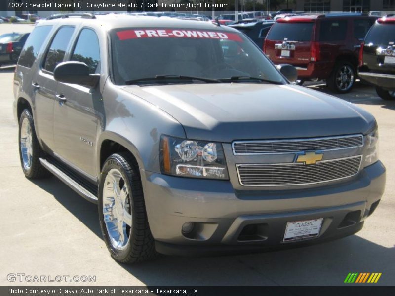Graystone Metallic / Dark Titanium/Light Titanium 2007 Chevrolet Tahoe LT