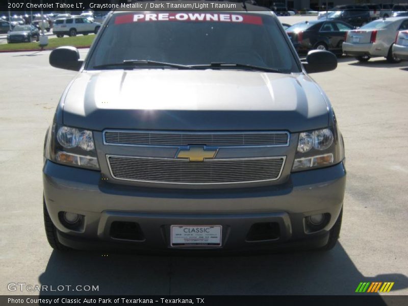 Graystone Metallic / Dark Titanium/Light Titanium 2007 Chevrolet Tahoe LT