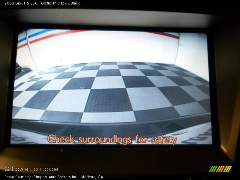 Obsidian Black / Black 2008 Lexus IS 350