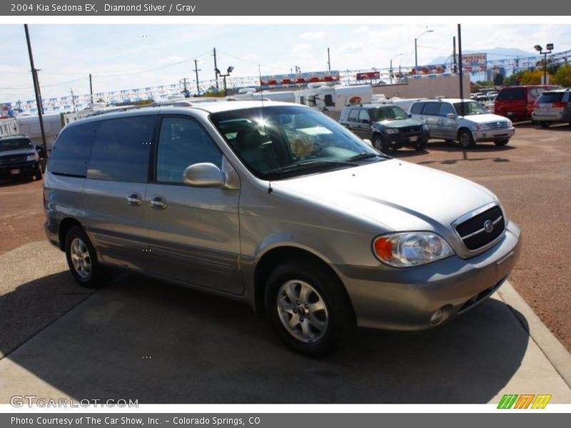 Diamond Silver / Gray 2004 Kia Sedona EX