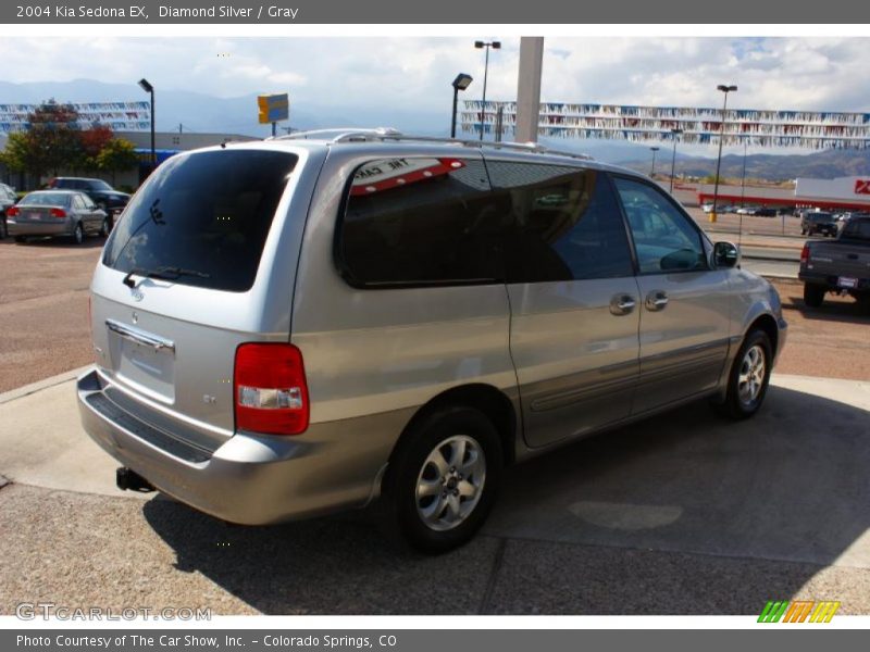 Diamond Silver / Gray 2004 Kia Sedona EX