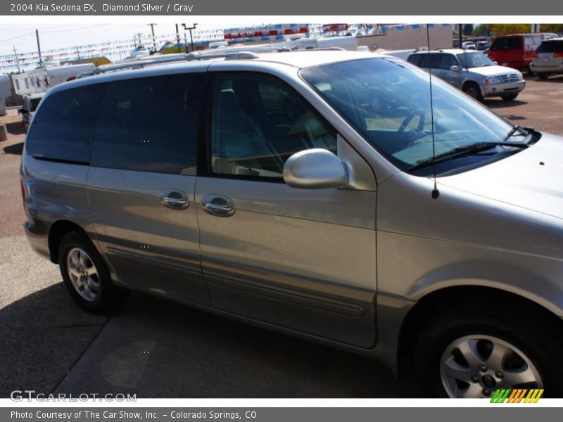 Diamond Silver / Gray 2004 Kia Sedona EX