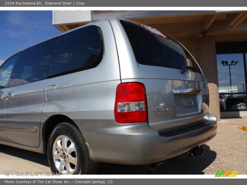 Diamond Silver / Gray 2004 Kia Sedona EX