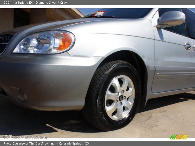 Diamond Silver / Gray 2004 Kia Sedona EX