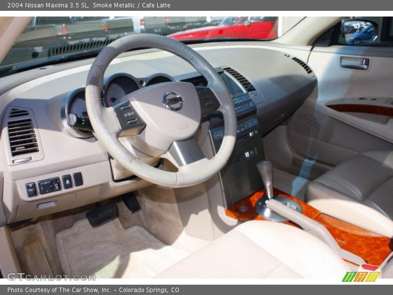 Smoke Metallic / Cafe Latte 2004 Nissan Maxima 3.5 SL