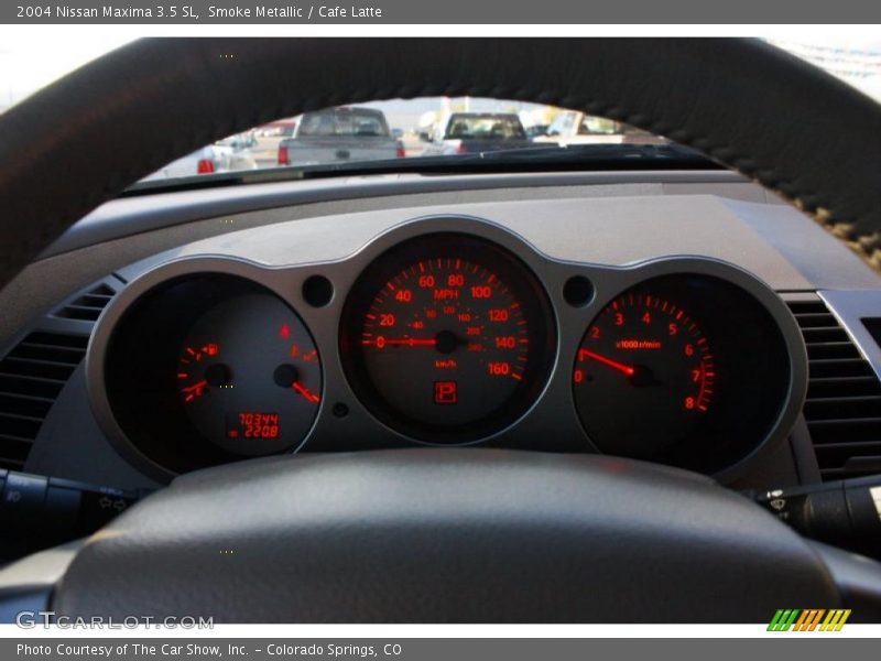 Smoke Metallic / Cafe Latte 2004 Nissan Maxima 3.5 SL