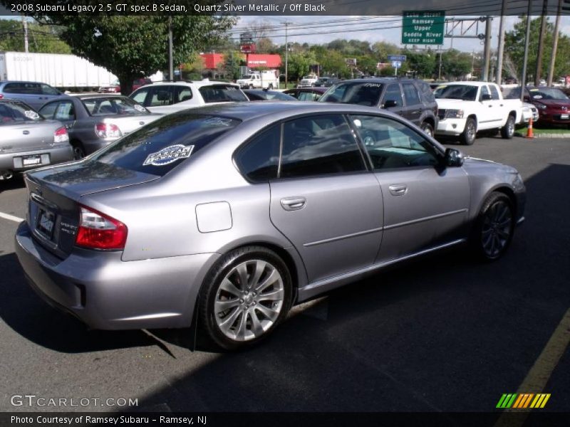 Quartz Silver Metallic / Off Black 2008 Subaru Legacy 2.5 GT spec.B Sedan