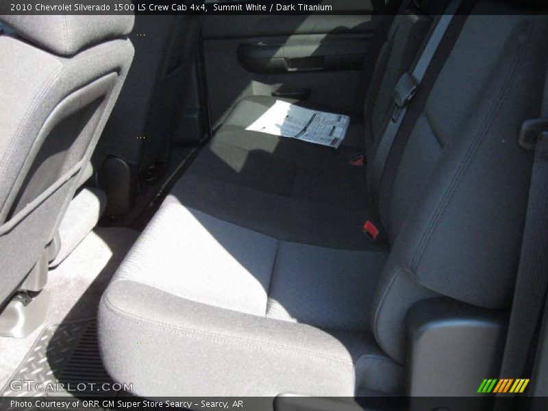 Summit White / Dark Titanium 2010 Chevrolet Silverado 1500 LS Crew Cab 4x4