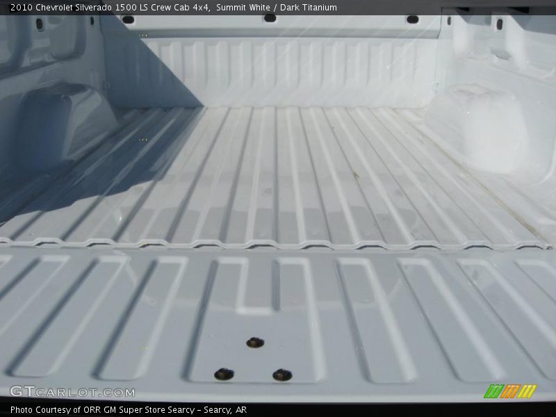 Summit White / Dark Titanium 2010 Chevrolet Silverado 1500 LS Crew Cab 4x4