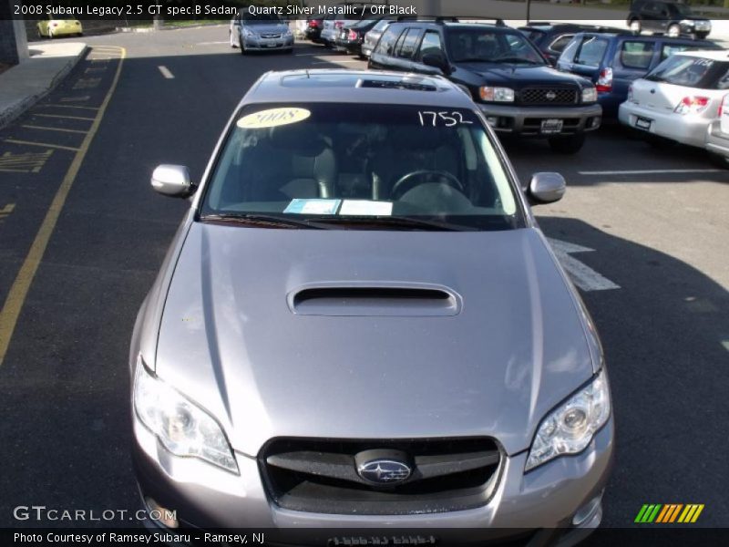 Quartz Silver Metallic / Off Black 2008 Subaru Legacy 2.5 GT spec.B Sedan