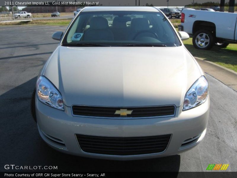 Gold Mist Metallic / Neutral 2011 Chevrolet Impala LS