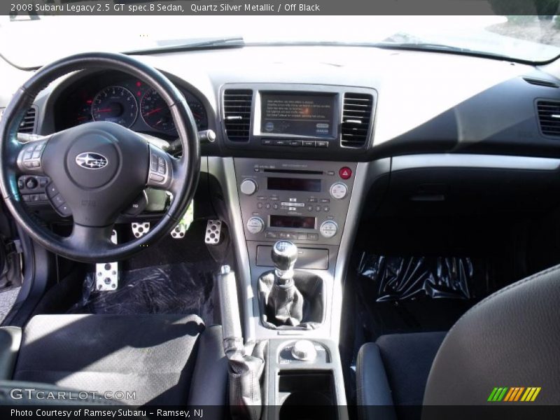 Quartz Silver Metallic / Off Black 2008 Subaru Legacy 2.5 GT spec.B Sedan