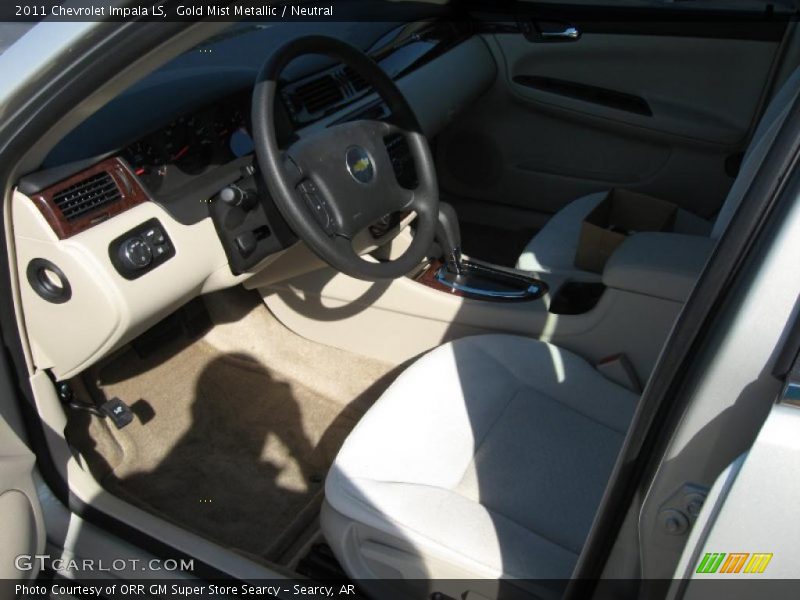 Gold Mist Metallic / Neutral 2011 Chevrolet Impala LS