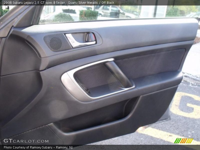 Quartz Silver Metallic / Off Black 2008 Subaru Legacy 2.5 GT spec.B Sedan
