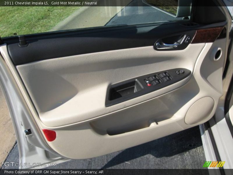Gold Mist Metallic / Neutral 2011 Chevrolet Impala LS