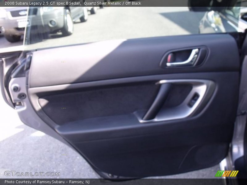 Quartz Silver Metallic / Off Black 2008 Subaru Legacy 2.5 GT spec.B Sedan
