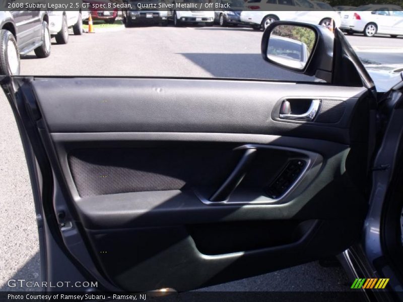 Quartz Silver Metallic / Off Black 2008 Subaru Legacy 2.5 GT spec.B Sedan