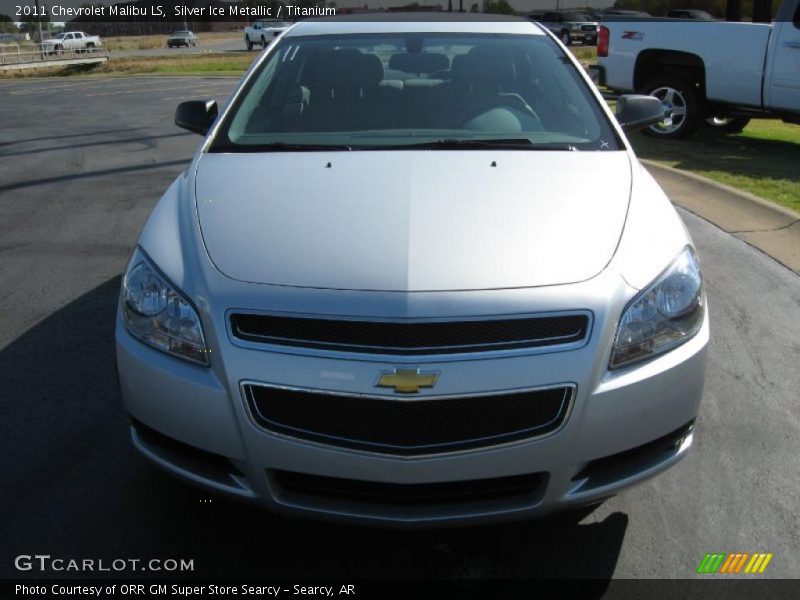 Silver Ice Metallic / Titanium 2011 Chevrolet Malibu LS