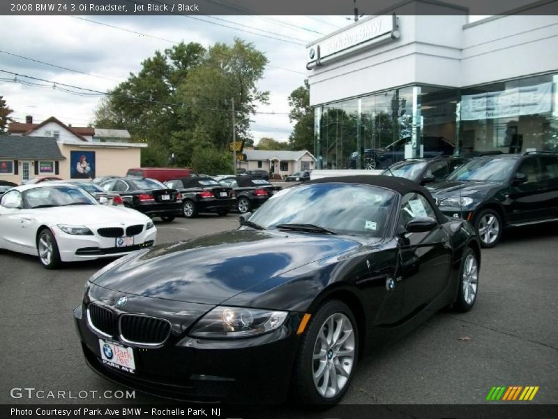 Jet Black / Black 2008 BMW Z4 3.0i Roadster