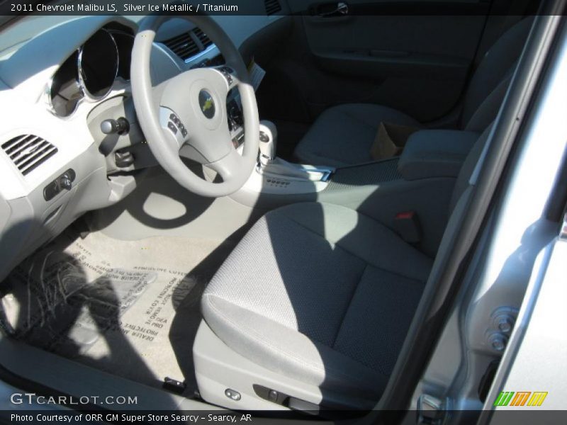 Silver Ice Metallic / Titanium 2011 Chevrolet Malibu LS