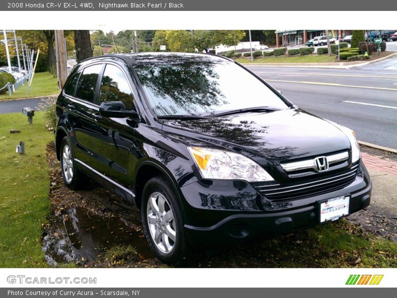 Nighthawk Black Pearl / Black 2008 Honda CR-V EX-L 4WD