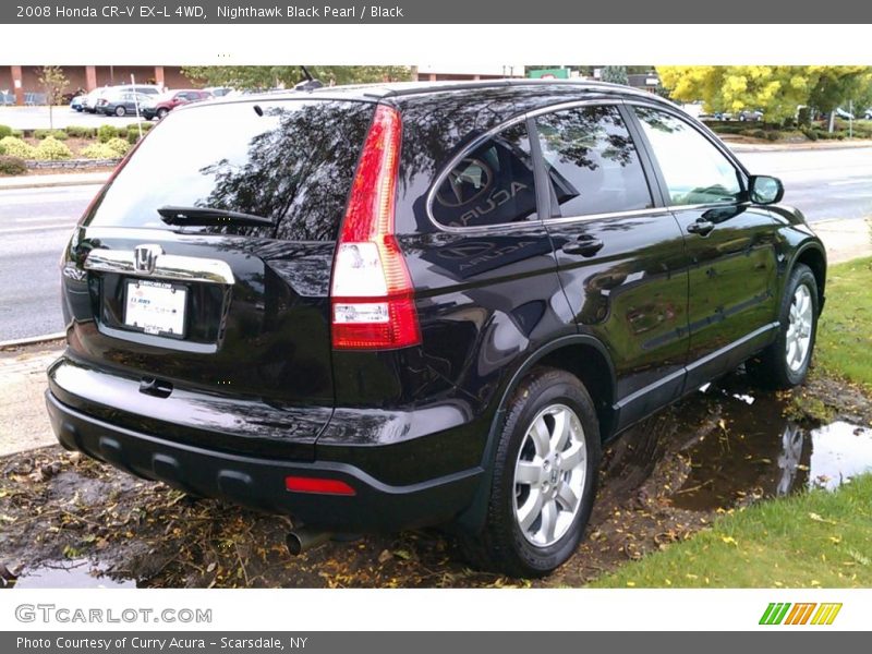 Nighthawk Black Pearl / Black 2008 Honda CR-V EX-L 4WD