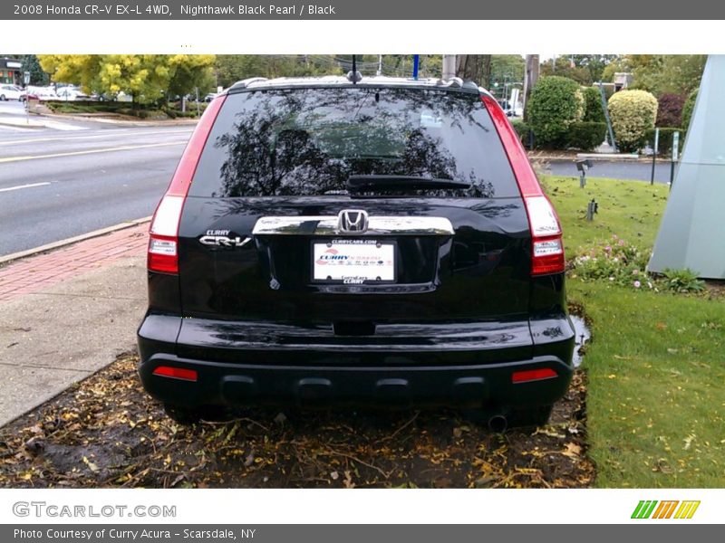 Nighthawk Black Pearl / Black 2008 Honda CR-V EX-L 4WD
