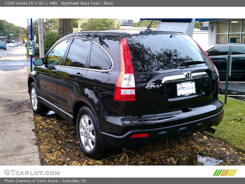Nighthawk Black Pearl / Black 2008 Honda CR-V EX-L 4WD