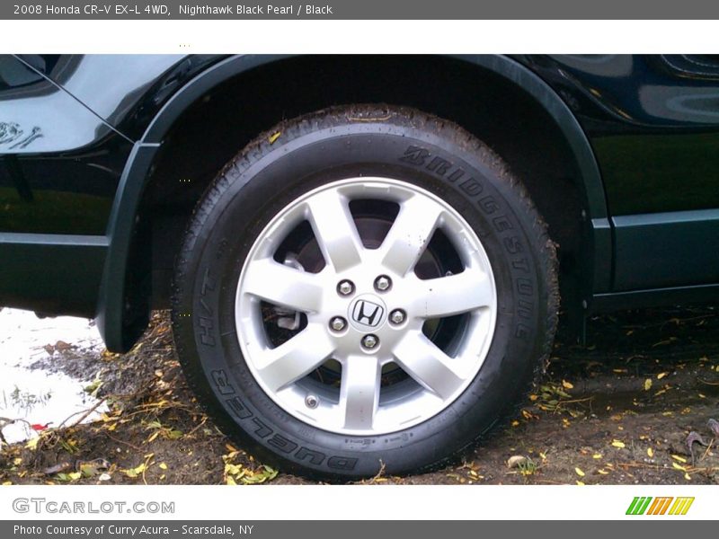 Nighthawk Black Pearl / Black 2008 Honda CR-V EX-L 4WD