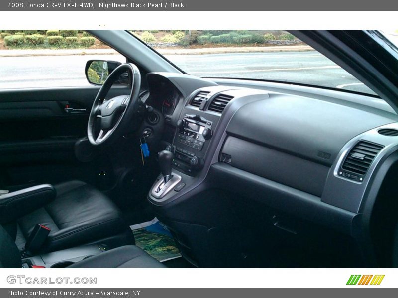 Nighthawk Black Pearl / Black 2008 Honda CR-V EX-L 4WD