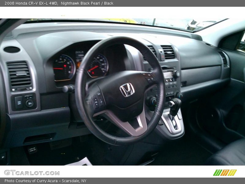 Nighthawk Black Pearl / Black 2008 Honda CR-V EX-L 4WD