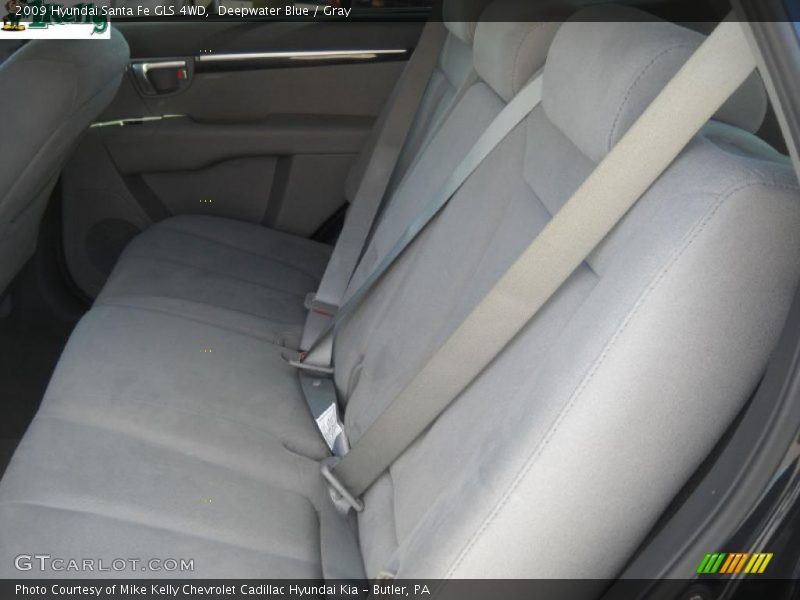 Deepwater Blue / Gray 2009 Hyundai Santa Fe GLS 4WD