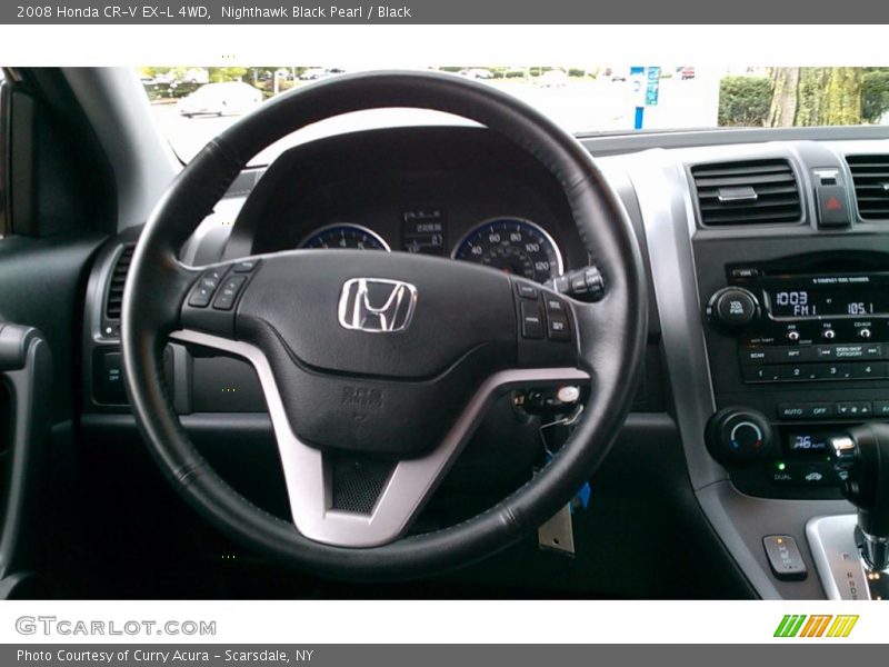Nighthawk Black Pearl / Black 2008 Honda CR-V EX-L 4WD