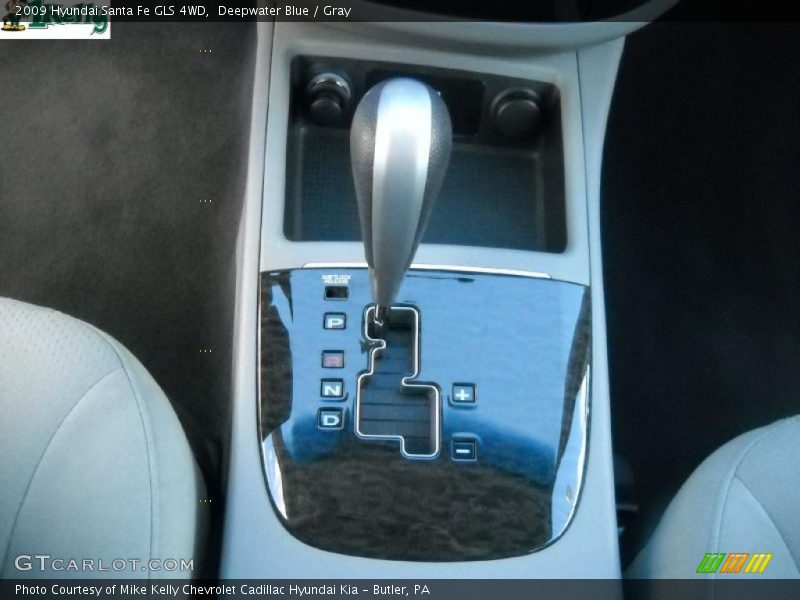 Deepwater Blue / Gray 2009 Hyundai Santa Fe GLS 4WD