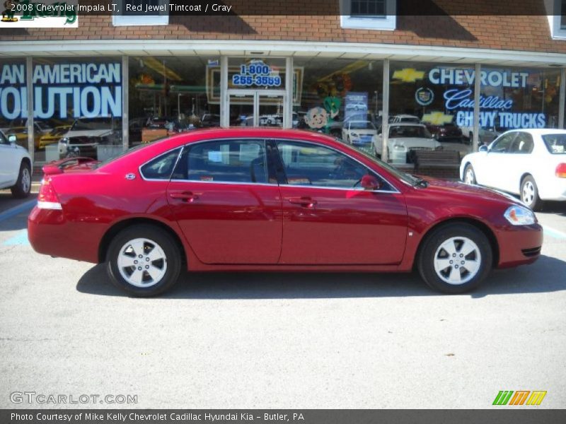 Red Jewel Tintcoat / Gray 2008 Chevrolet Impala LT