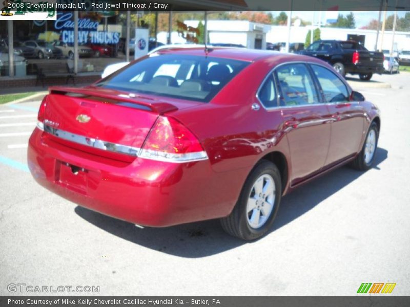 Red Jewel Tintcoat / Gray 2008 Chevrolet Impala LT