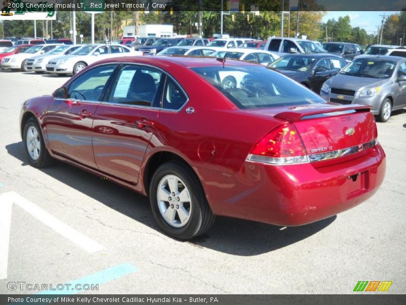 Red Jewel Tintcoat / Gray 2008 Chevrolet Impala LT