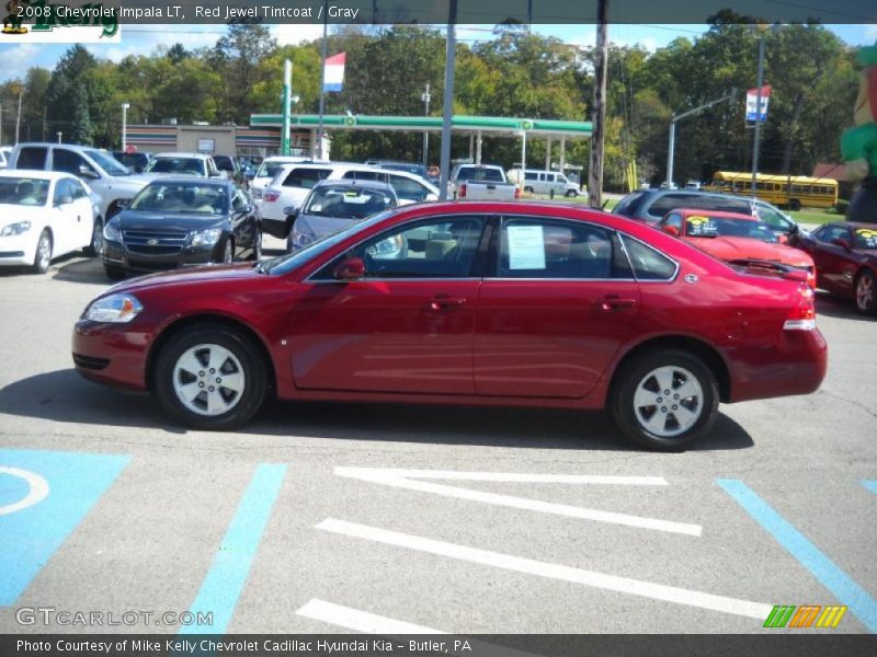 Red Jewel Tintcoat / Gray 2008 Chevrolet Impala LT
