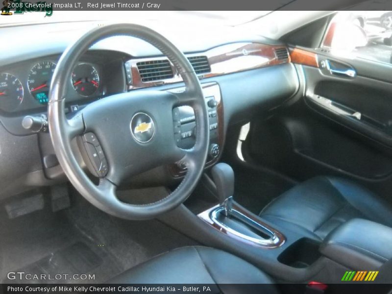 Red Jewel Tintcoat / Gray 2008 Chevrolet Impala LT