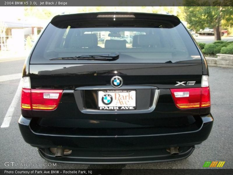 Jet Black / Beige 2004 BMW X5 3.0i