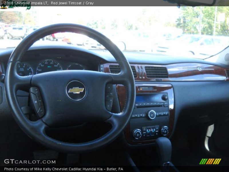 Red Jewel Tintcoat / Gray 2008 Chevrolet Impala LT