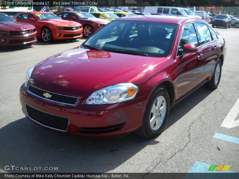 Red Jewel Tintcoat / Gray 2008 Chevrolet Impala LT