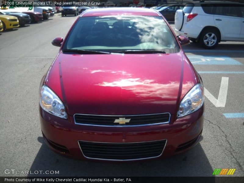 Red Jewel Tintcoat / Gray 2008 Chevrolet Impala LT