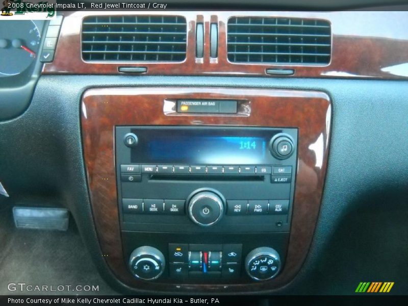 Red Jewel Tintcoat / Gray 2008 Chevrolet Impala LT
