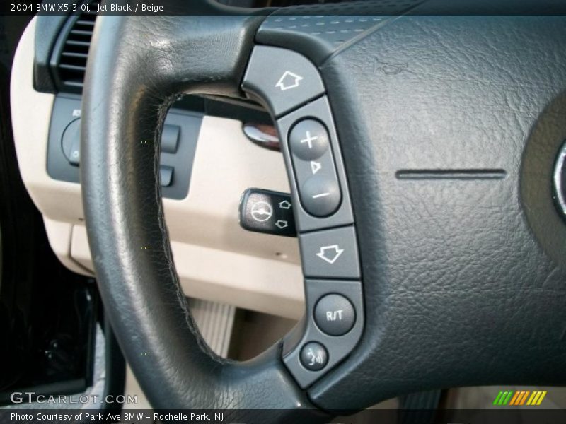 Jet Black / Beige 2004 BMW X5 3.0i