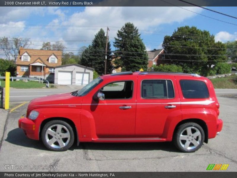 Victory Red / Ebony Black 2008 Chevrolet HHR LT